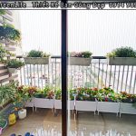 Chậu Trồng Hoa Gỗ Nhựa Ngoài trời 1