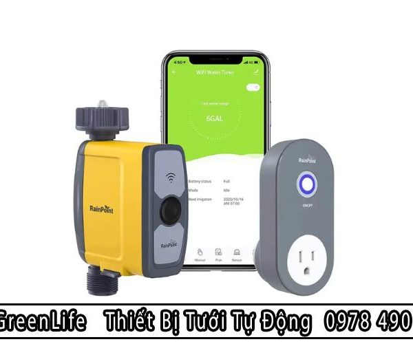 Bộ hẹn giờ tưới cây WiFi RainPoint đang được nhiều người dùng quan tâm hiện nay