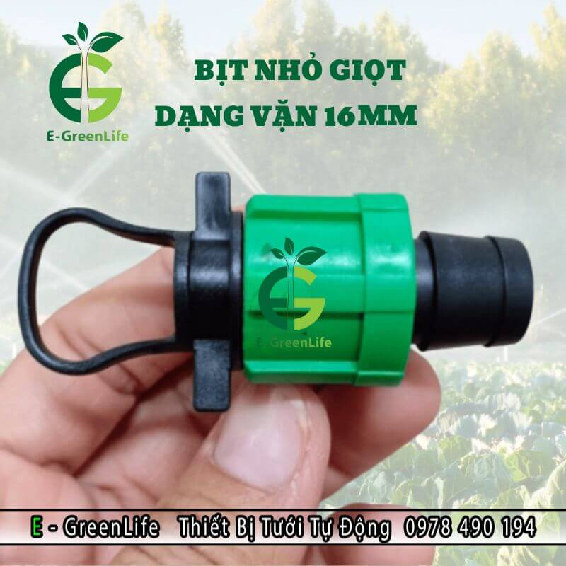 dau-bit-ong-tuoi-nho-giot-rut-van-16mm Hình ảnh đầu bịt ống tưới nhỏ giọt rút vặn 16mm
