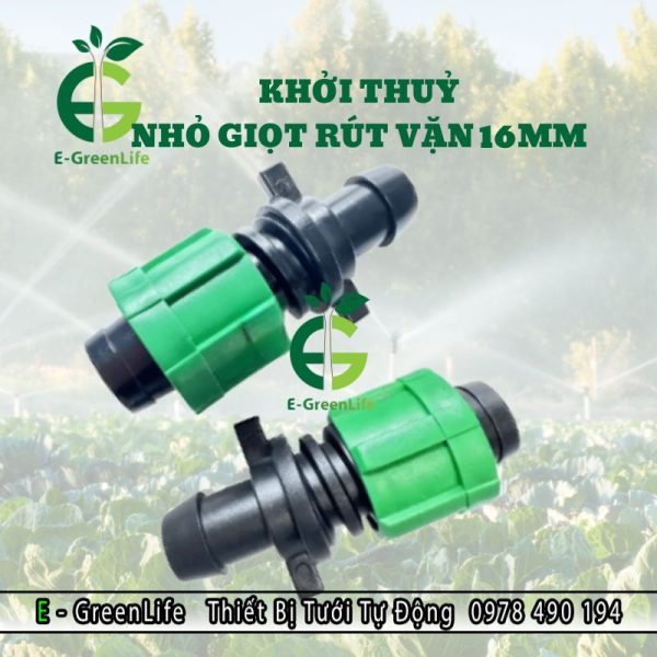 Hình ảnh địa chỉ bán khởi thuỷ nhỏ giọt rút vặn 16mm