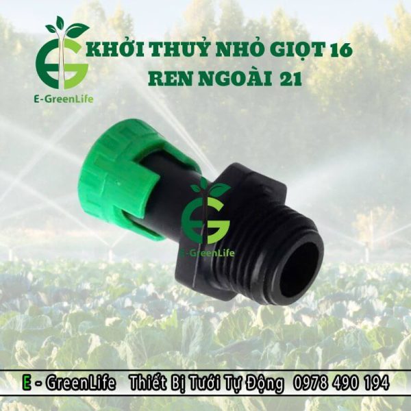 Hình ảnh khởi thuỷ nhỏ giọt dạng rút 16 ren ngoài 21