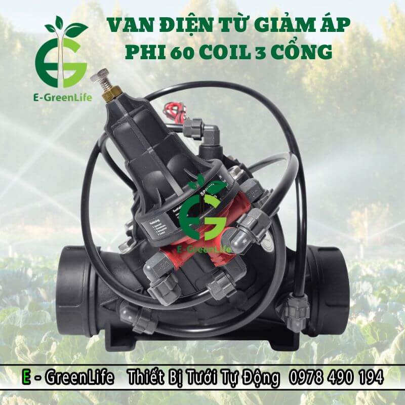 van-dien-tu-giam-ap-phi-60-coil-3-cong-e-greenlife Hình ảnh Van điện từ giảm áp phi 60 coil 3 cổng E-GreenLife