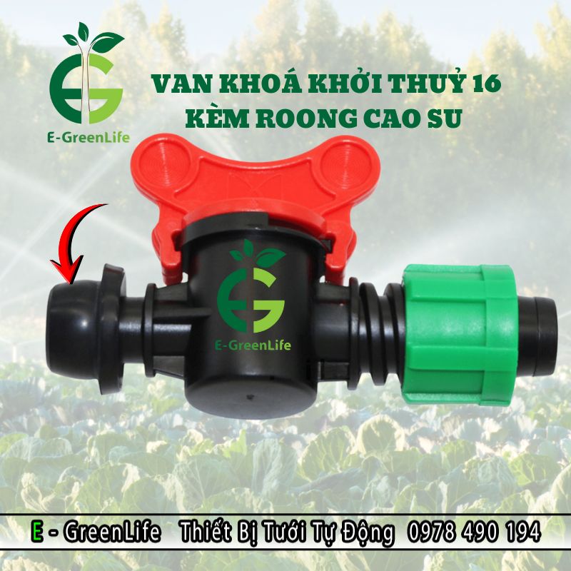 Hình ảnh van khoá khởi thuỷ 16 E-Greenlife