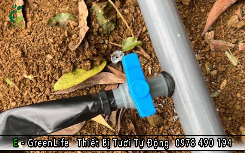 Van khóa khởi thủy ống phun mưa 27mm (PVC, HDPE) với thiết kế dễ kết nối