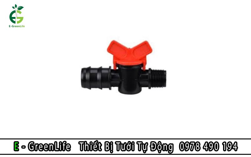 Van khóa khởi thủy ống phun mưa 27mm (PVC, HDPE) giúp tối ưu lượng nước đáng kể