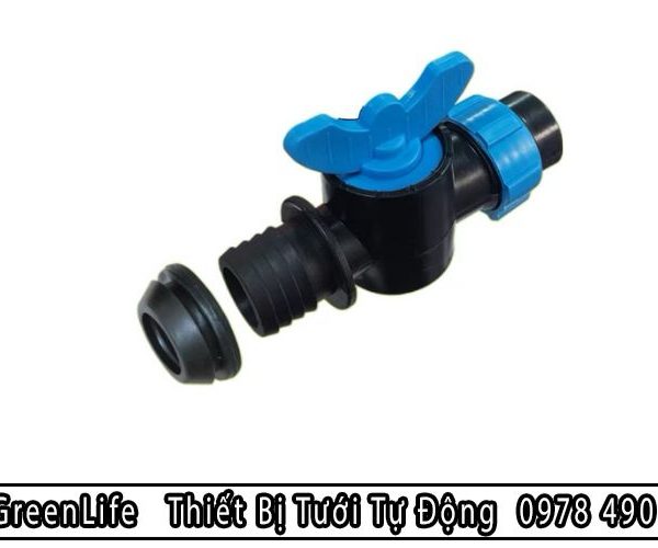 Van khóa khởi thủy ống phun mưa phi 32mm với thiết kế gọn nhẹ, chắc chắn