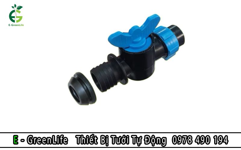 Van khóa khởi thủy ống phun mưa phi 32mm với thiết kế gọn nhẹ, chắc chắn