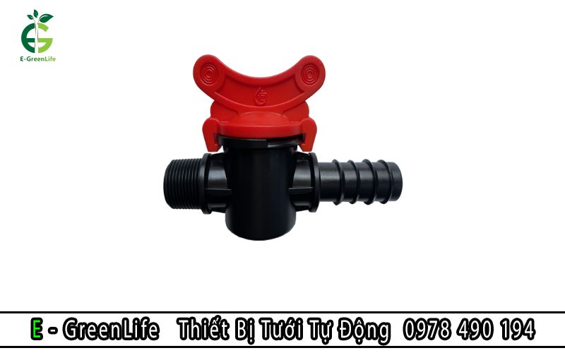 Van khóa khởi thủy ống phun mưa phi 32mm ứng dụng trong hệ thống tưới thông minh