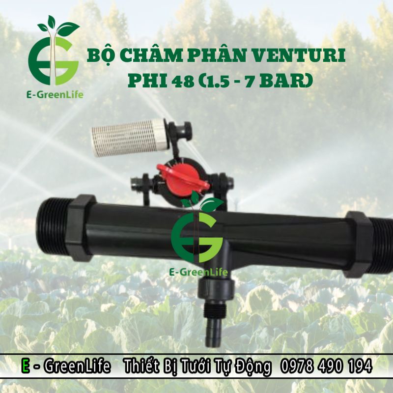 Hình ảnh bộ châm phân Venturi phi 48 mm