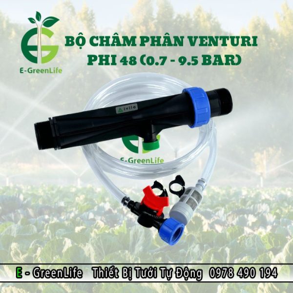 Hình ảnh bộ châm phân Venturi phi 48