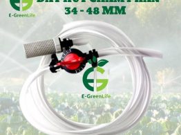 Hình ảnh dây châm phân 34 - 48 mm kèm van đầu lọc