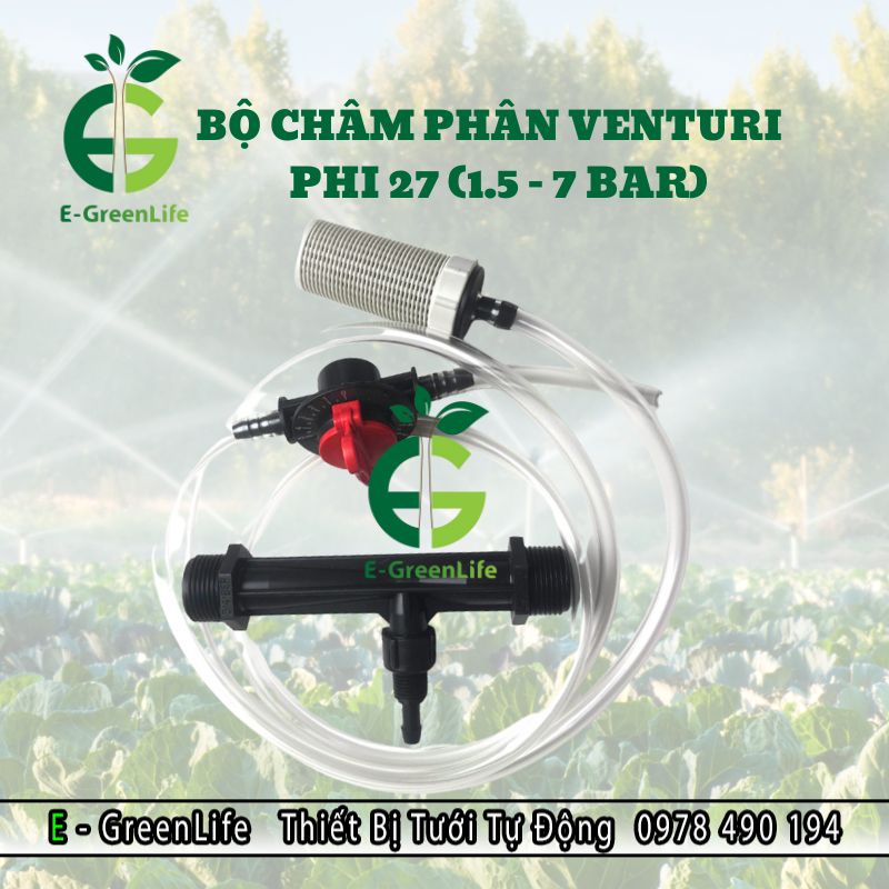 Hình ảnh mua thiết bị châm phân Venturi phi 27 Hà Nội
