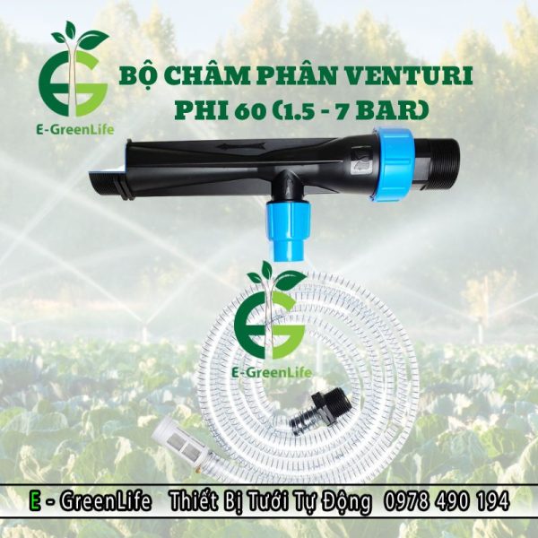Hình ảnh thiết bị châm phân Venturi phi 60