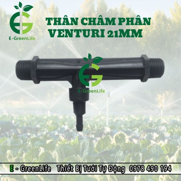 Hình ảnh thân châm phân Venturi 21mm E-GreenLife