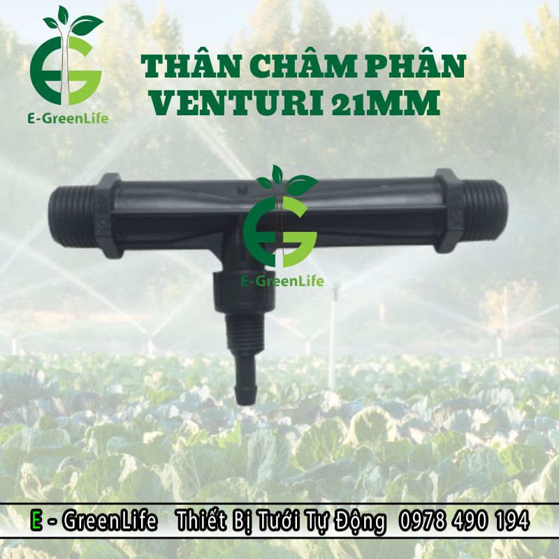 than-cham-phan-venturi-21mm-E-Greenlife Hình ảnh thân châm phân Venturi 21mm E-GreenLife