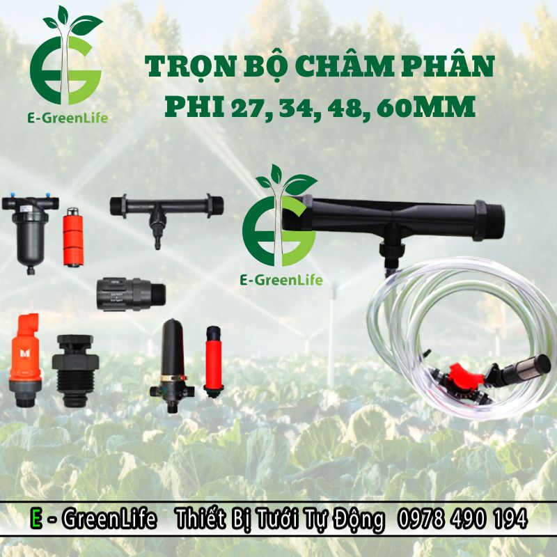 than-cham-phan-venturi-34mm-E-Greenlife Hình ảnh thân châm phân Venturi 34mm E-Greenlife
