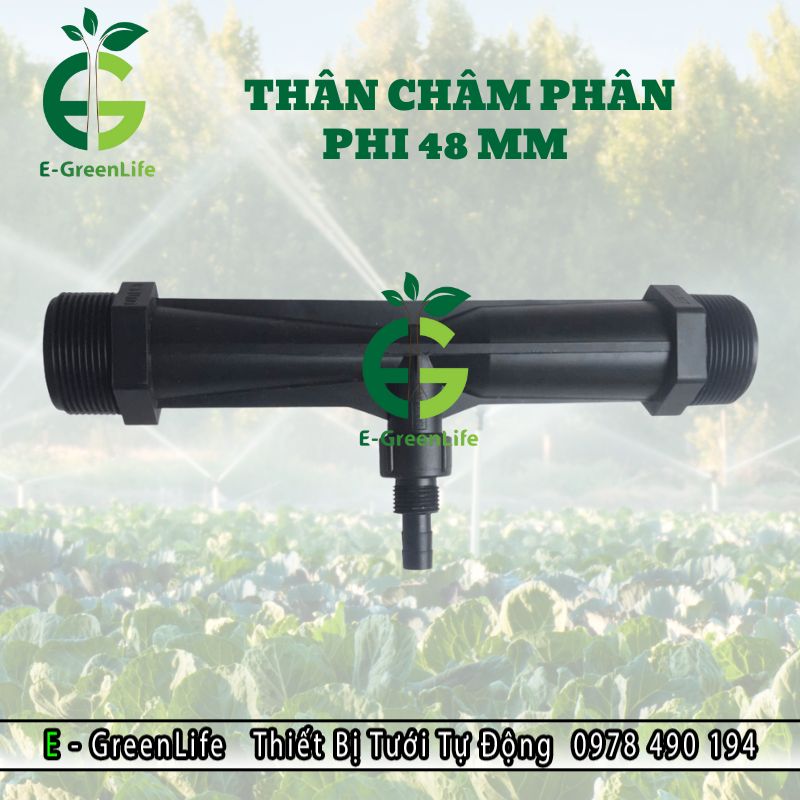 than-cham-phan-venturi-48mm-e-Greenlife Hình ảnh thân châm phân venturi 48mm E-GreenLife