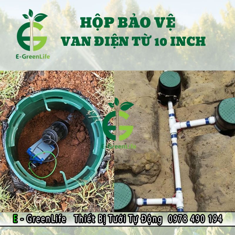 Hình ảnh thi công hộp đựng bảo vệ van điện từ 10 inch