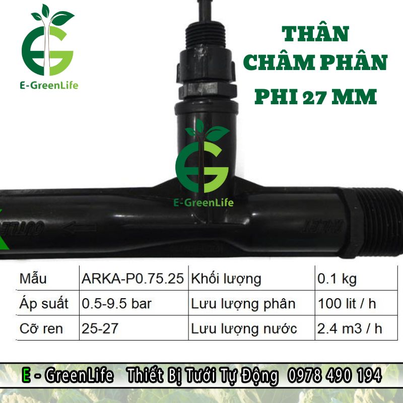 thong-so-ky-thuat-than-cham-phan-venturi-27mm Thông số kỹ thuật thân châm phân Venturi 27mm