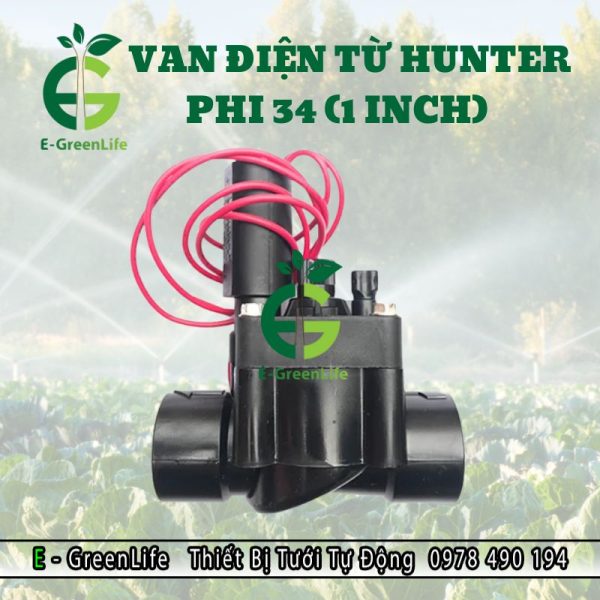 Hình ảnh van điện từ hunter phi 34 1 inch E-GreenLife
