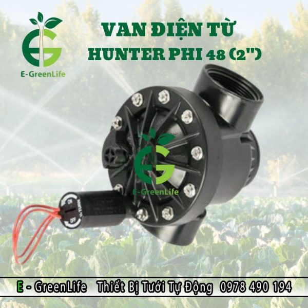 Hình ảnh van điện từ Hunter phi 48 1-1/2 inch