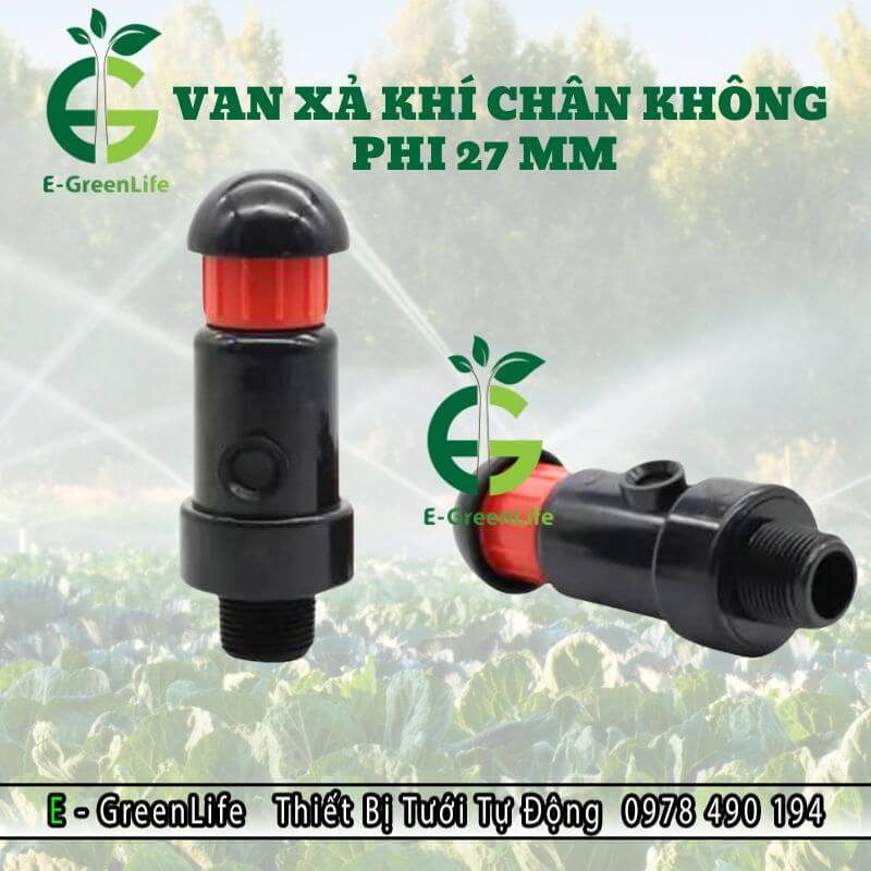 Hình ảnh van xả khí chân không phi 27 E-GreenLife