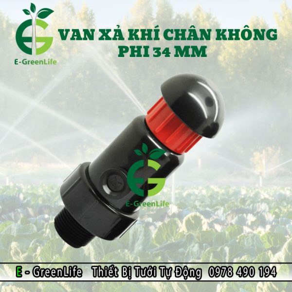 Hình ảnh van xả khí chân không phi 34 mm