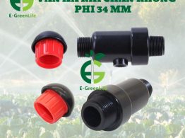 Van xả khi chân không phi 34mm E-GreenLife