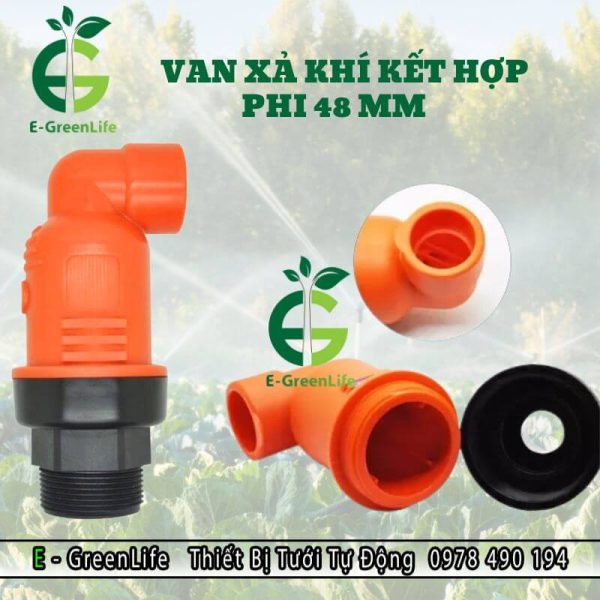 Hình ảnh van xả khí kết hợp phi 48mm