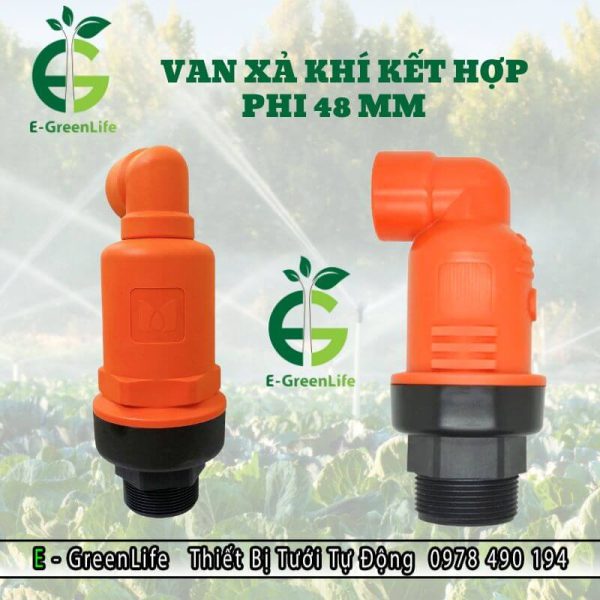 Hình ảnh van xả khí kết hợp phi 48 mm E-GreenLife