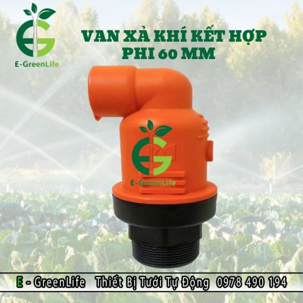 Van xả khí kết hợp phi 60mm