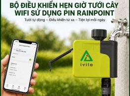 Hình ảnh E-GreenLife bán Bộ điều khiển hẹn giờ tưới cây Wifi sử dụng pin RainPoint