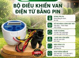 Hình ảnh bộ điều khiển van điện từ bằng pin