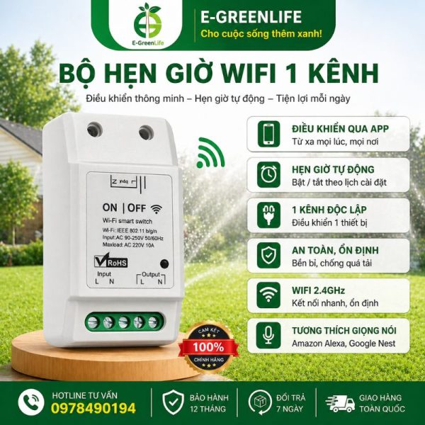 Hình ảnh Bộ hẹn giờ wifi 1 kênh