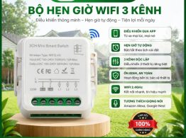 Hình ảnh bộ hẹn giờ wifi 3 kênh tại E-GreenLife