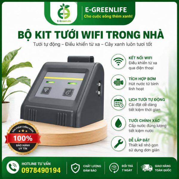 Bộ Kit tưới Wifi trong nhà