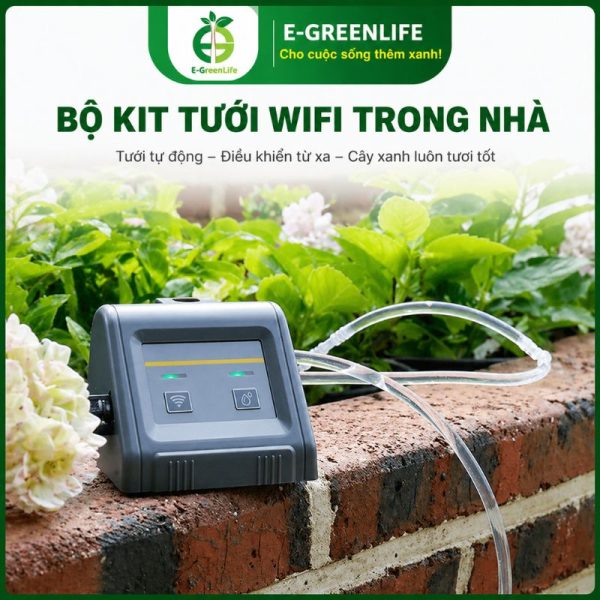 Hình ảnh địa chỉ bán bộ kít tưới wifi trong nhà E-GreenLife