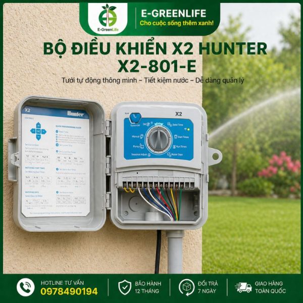 Địa chỉ bộ điều khiển X2 Hunter X2-801-E tại E-GreenLife