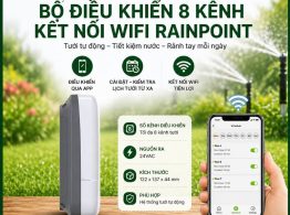 Hình ảnh mua bộ điều khiển 8 kênh kết nối wifi RainPoint tại E-GreenLife