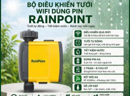 Mua bộ điều khiển tưới Wifi dùng pin RainPoint