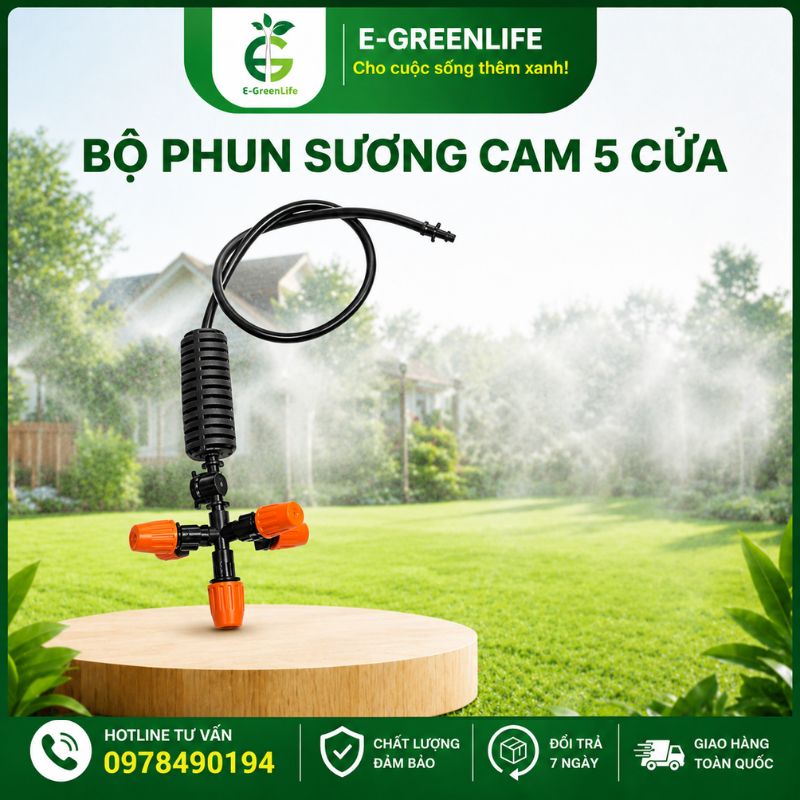 E-GreenLife-ban-bo-phun-suong-cam-5-cua E-GreenLife bán Bộ phun sương cam 5 cửa