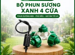 E-GreenLife bán Bộ phun sương xanh 4 cửa