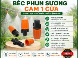 Béc phun sương cam 1 cửa