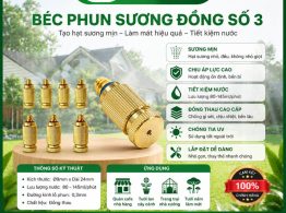Béc phun sương đồng số 3 tại E-GreenLife