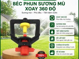 Béc phun sương mù xoay 360 độ tại E-GreenLife