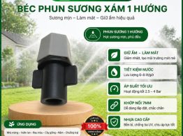 Hình ảnh béc phun sương xám 1 hướng