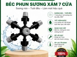 Béc phun sương xám 7 cửa