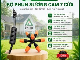 Bộ phun sương cam 7 cửa