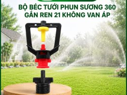 Hình ảnh mua Bộ béc tưới phun sương 360 gắn ren 21 không van áp