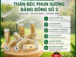 Hình ảnh Thân béc phun sương bằng đồng số 3